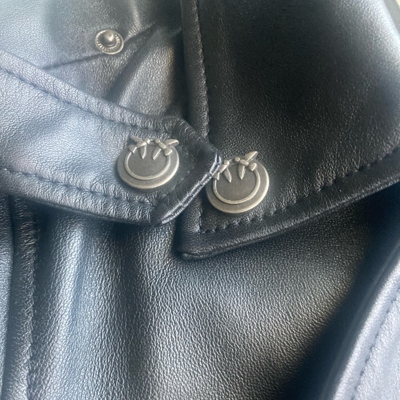PINKO Leather Jacket 2 - Picture 5 of 8
